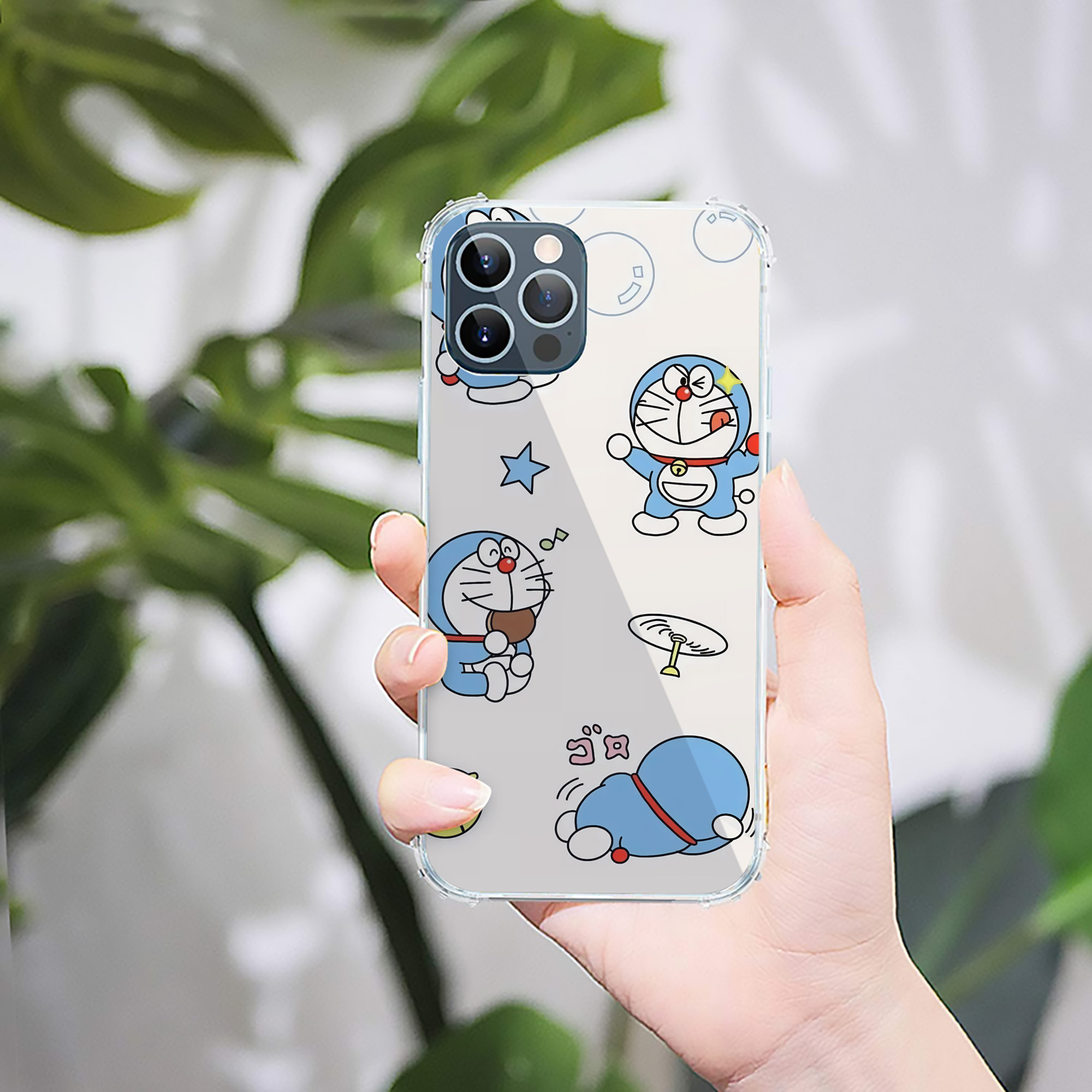（画像用） ドラえもん Doraemon 【iPhone 12シリーズ対応】透明スマホケース（クリアソフトケース）